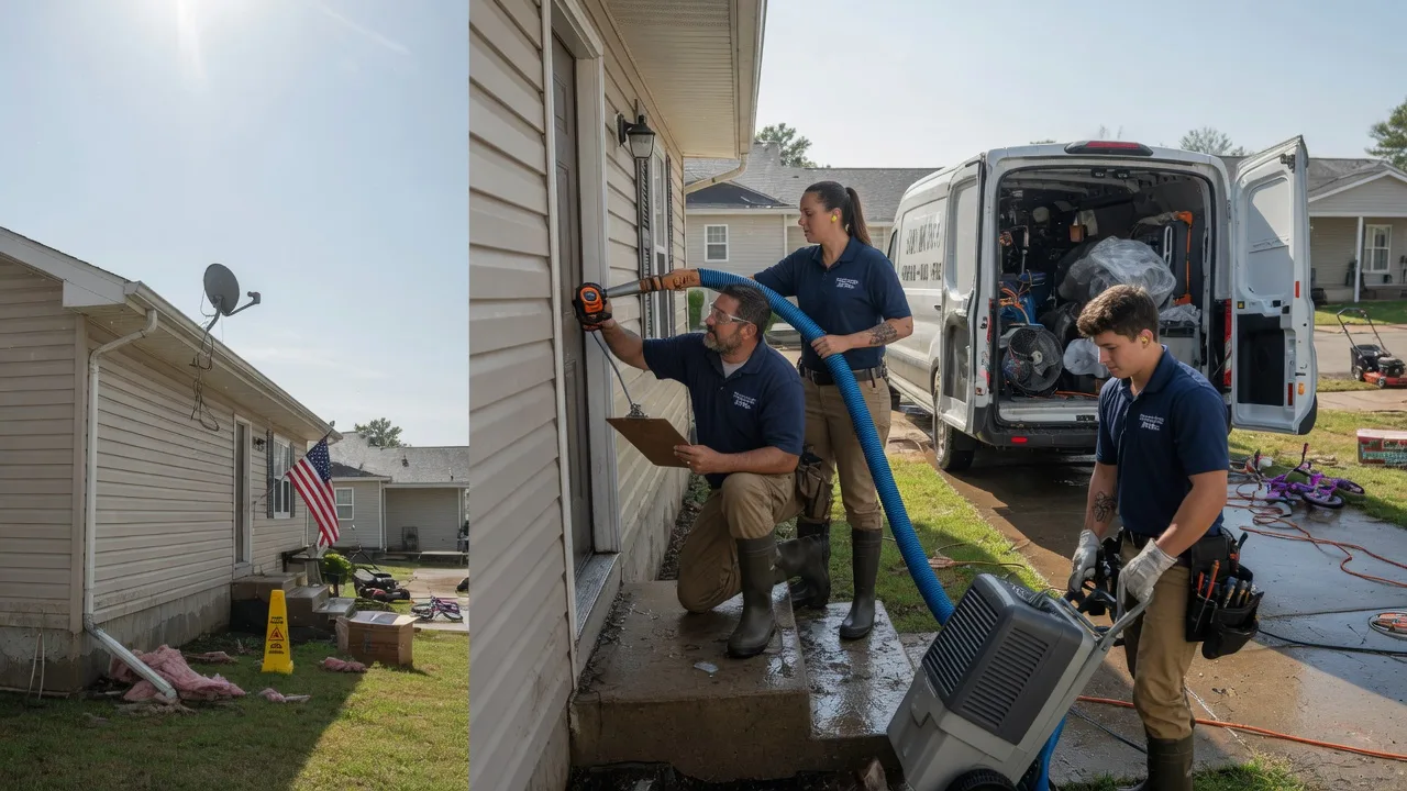 Ceiling Water Damage Restoration in Hawkins, TX near me